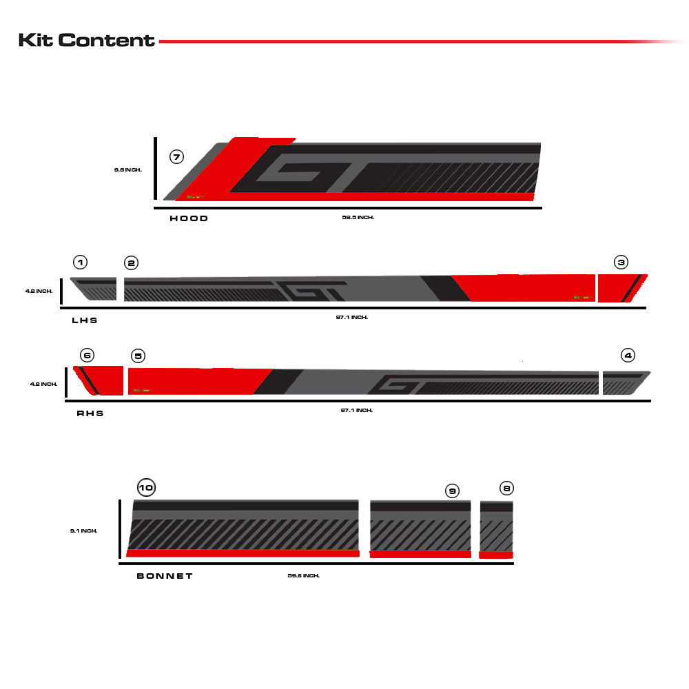 IDE GRAPHICS SERIES / GT EDITION / VW / POLO (Candy White)