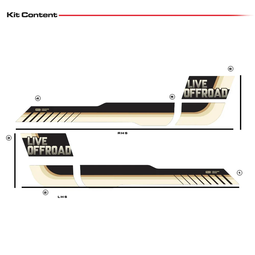 Classic Edition Graphics for Mahindra Thar copper