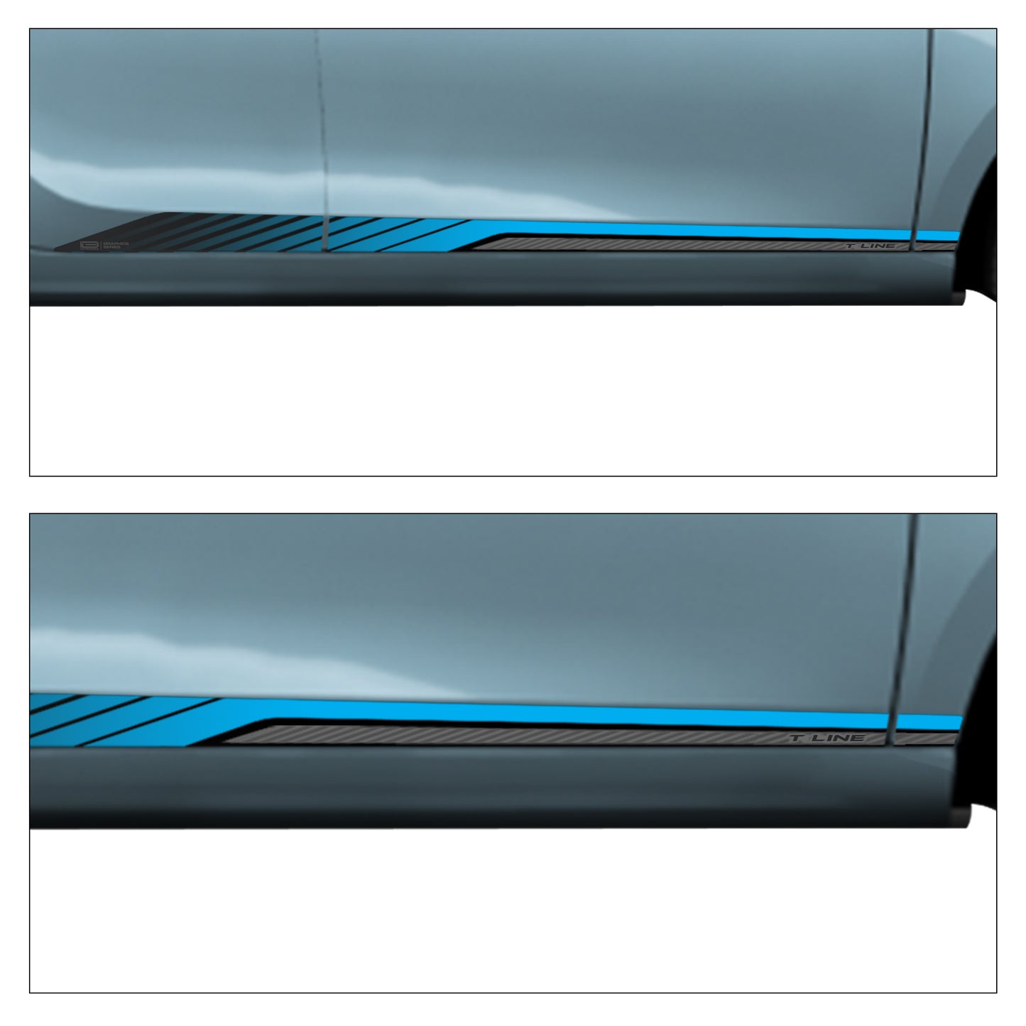IDE GRAPHICS SERIES - Bevel Edition for Tata Tiago (Tropical Mist)