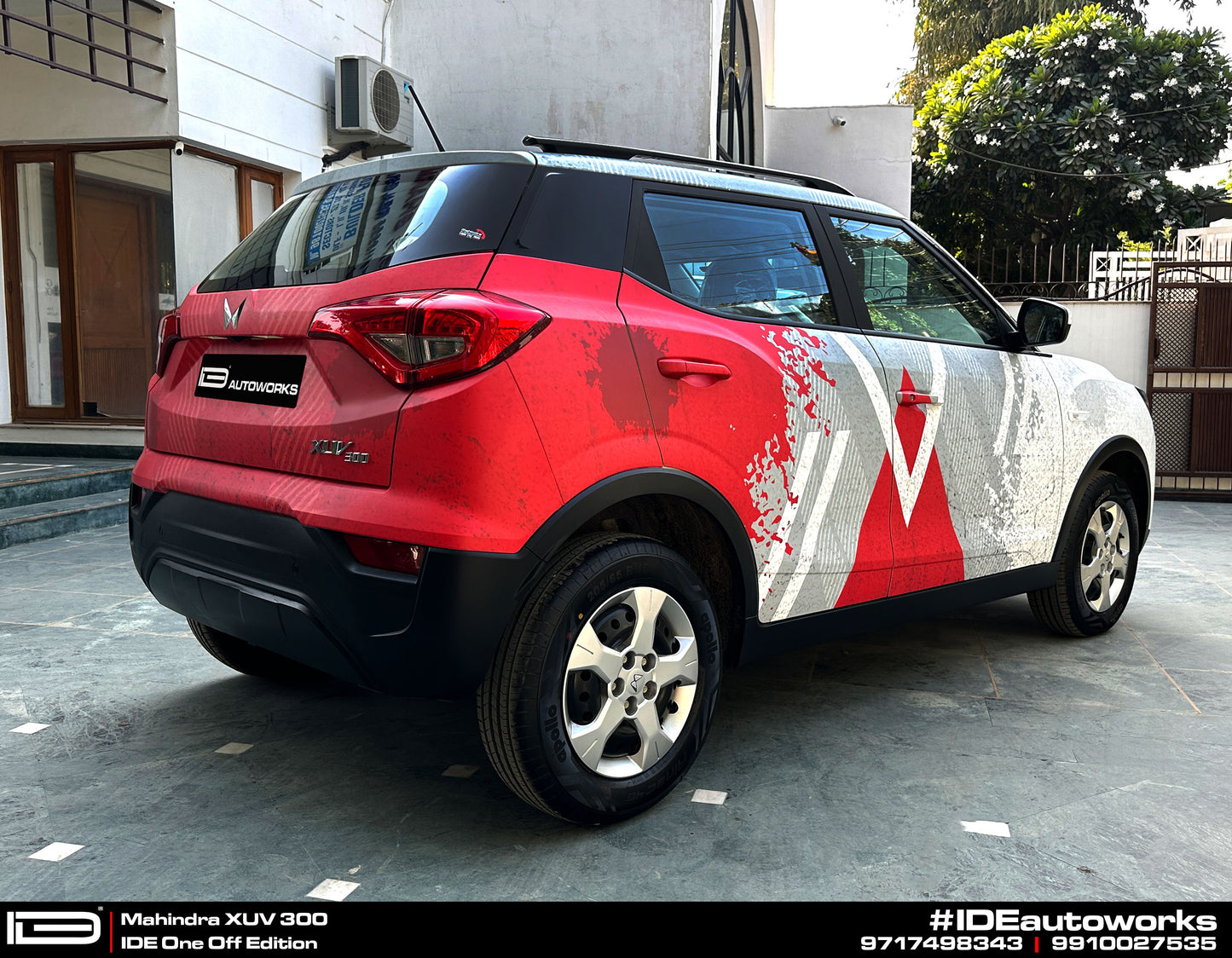 IDE One Off Edition - Rebel Edition for Mahindra XUV300 (Everest White)