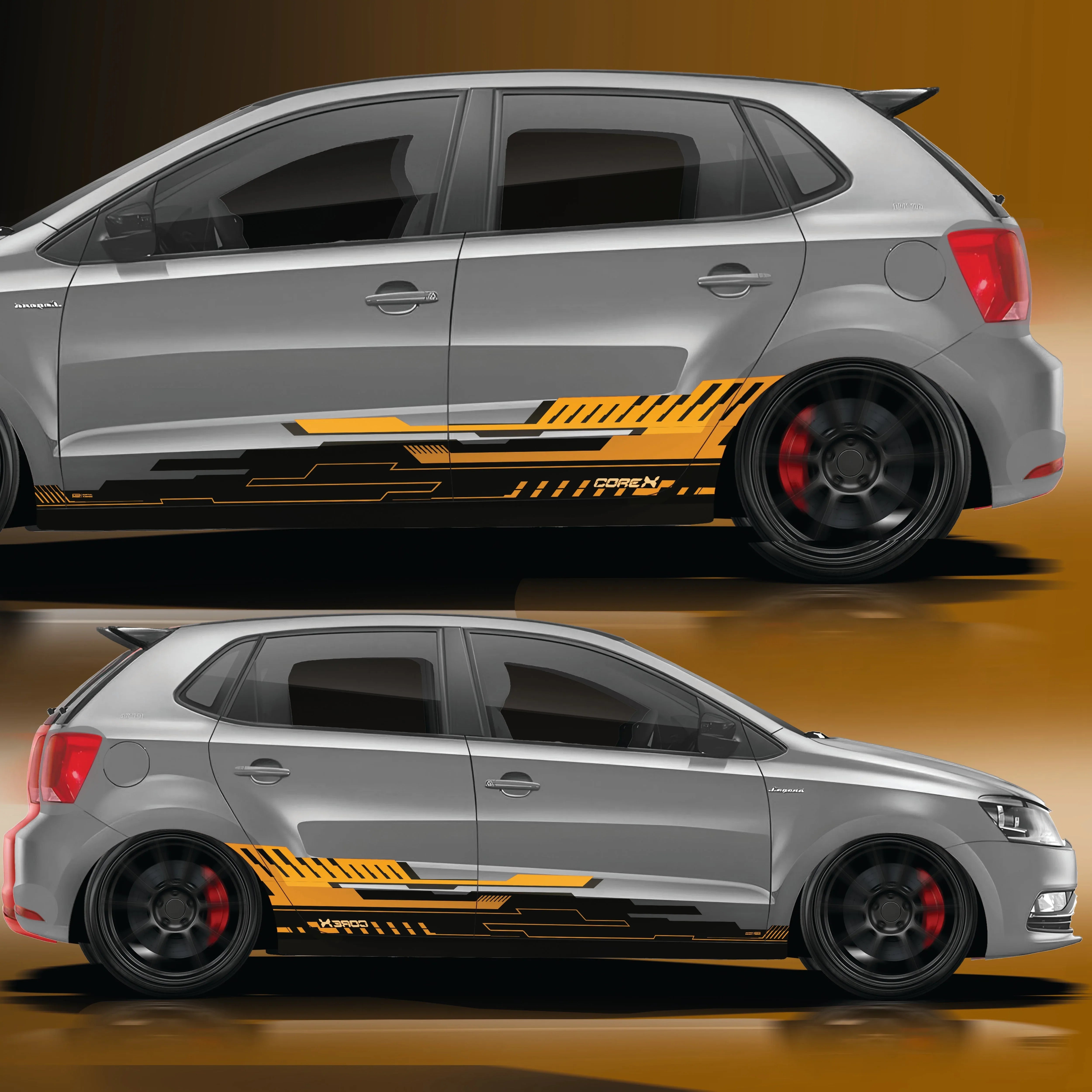 CoreX Edition Graphics for Volkswagen Polo | IDE Partial X Series