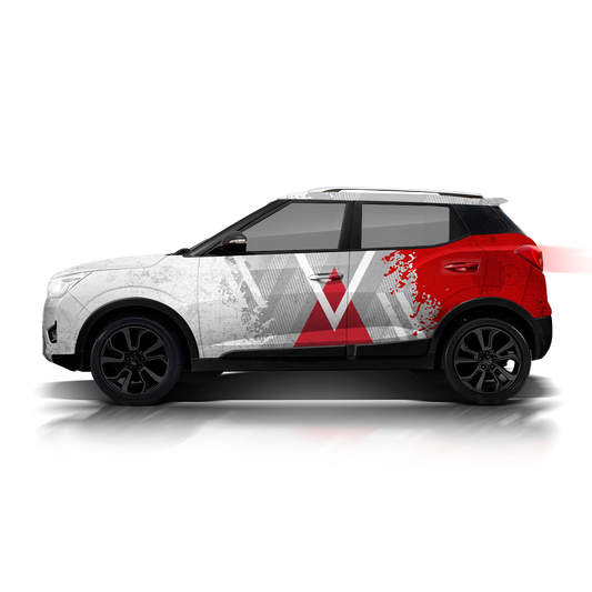 IDE ONE OFF EDITION - Grunge Edition for Mahindra XUV300 (Everest White)