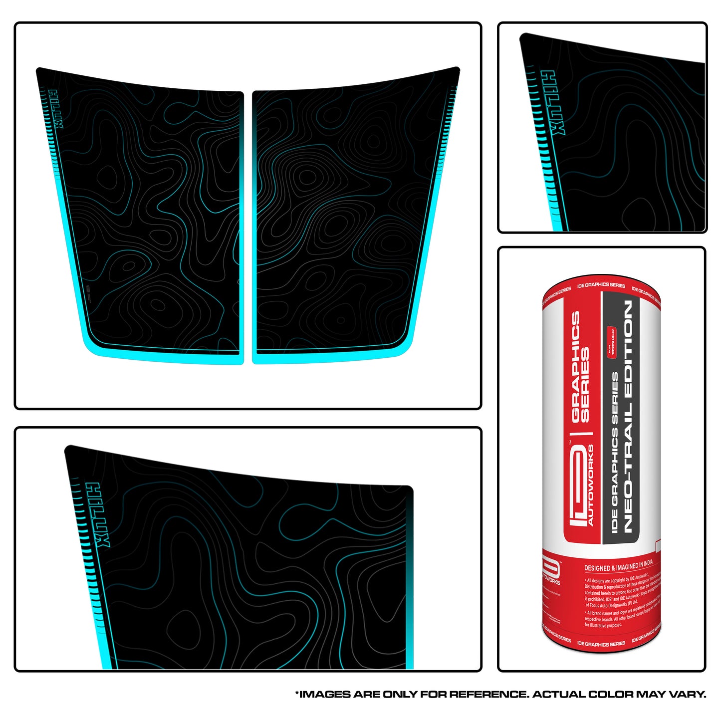 IDE GRAPHICS SERIES - Neo Trail Edition for TOYOTA Hilux (Emotional Red)