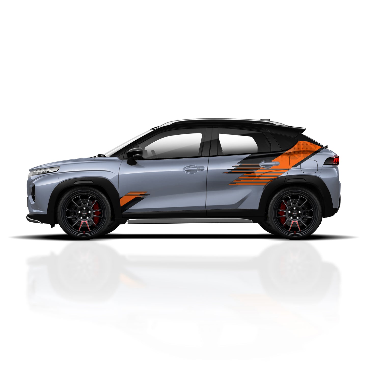 IDE PARTIAL X SERIES - Razor Edition for MARUTI SUZUKI Fronx (Splendid Silver)
