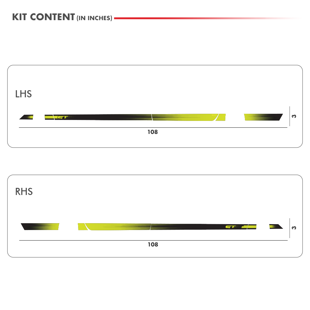 IDE GRAPHICS SERIES - GT Edition Version 2 for Volkswagen Virtus (Candy White)