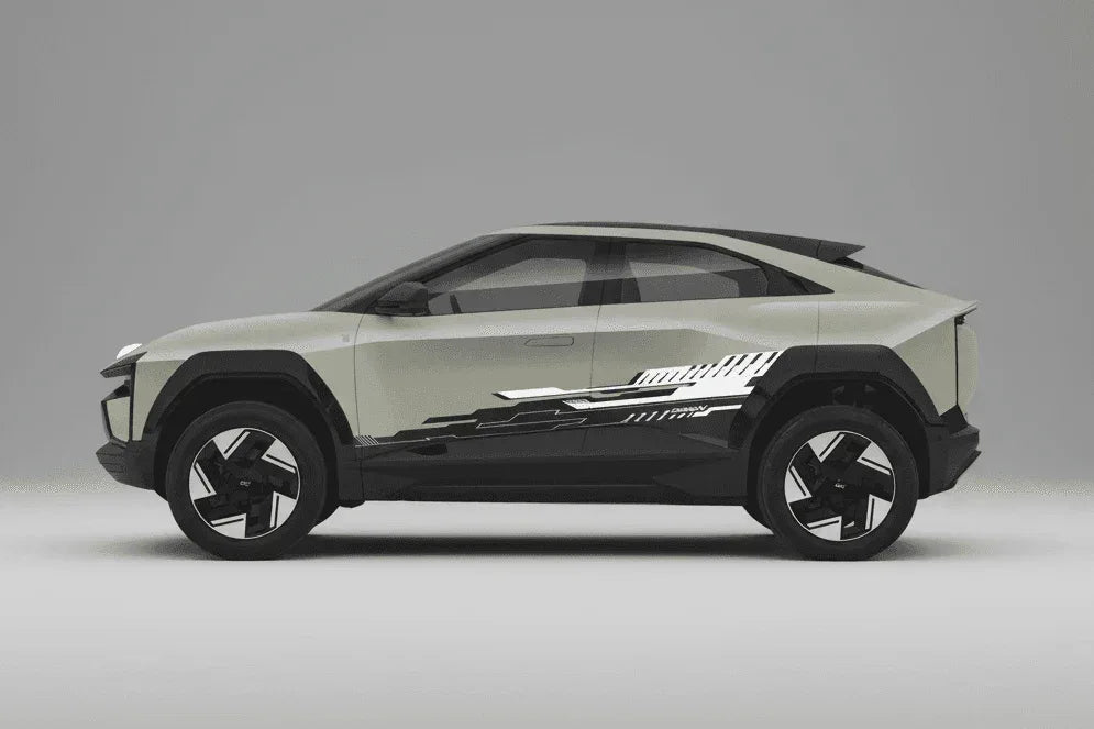 "CoreX Edition Graphics for Mahindra BE6 desert myst"