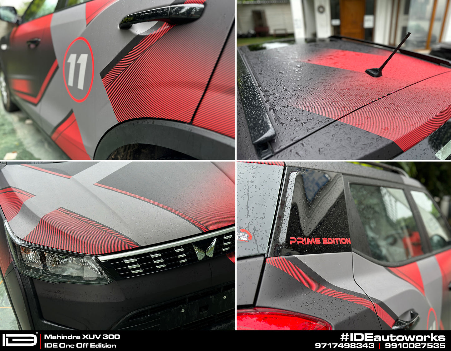 IDE One Off Edition - Xceed Edition for Mahindra XUV300 (Black)
