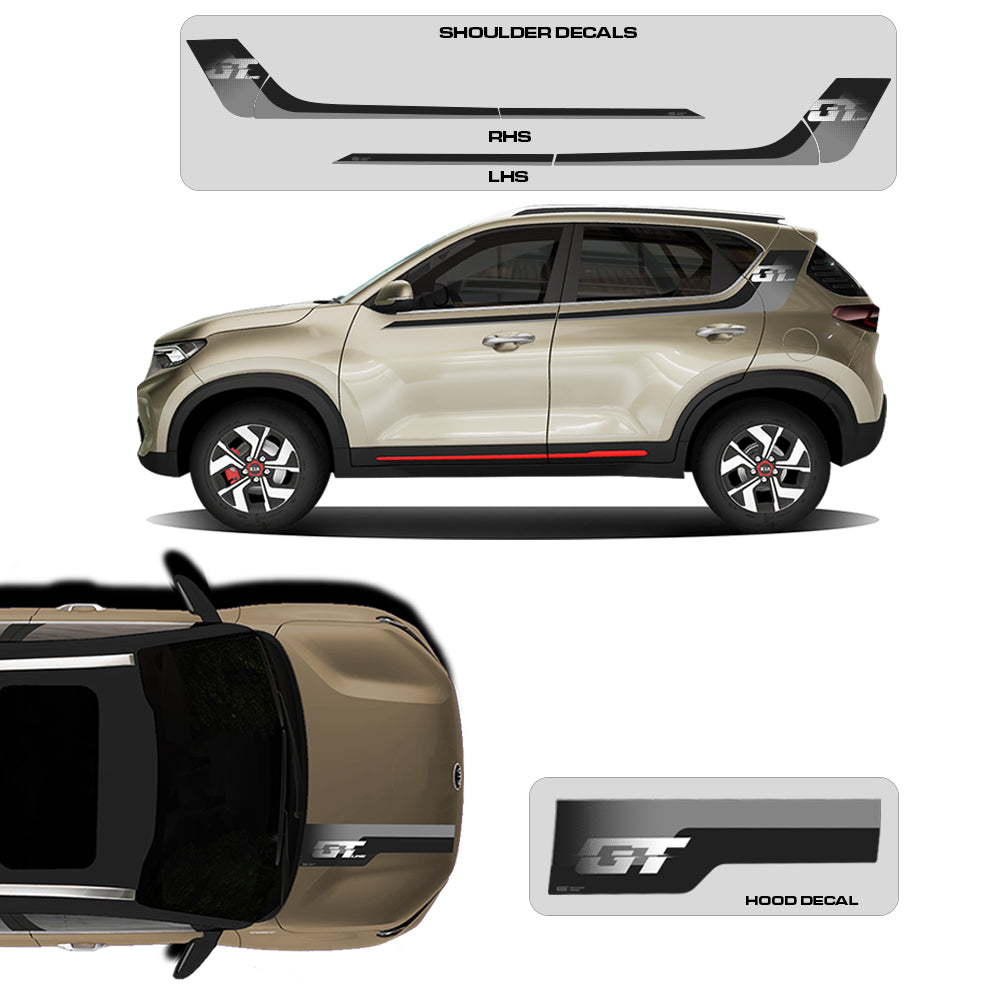 IDE GRAPHICS SERIES / GT EDITION / KIA / SONET (Beige Gold)