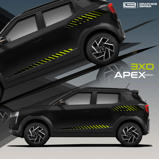 Magindara Graphics Mahindra 3XO Vinyl Graphics - Graphics & Partial X Series | IDE Autoworks