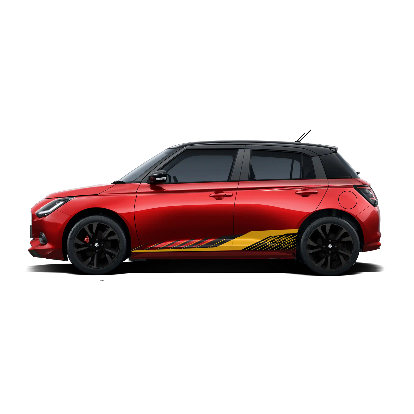 Aero Edition Graphics for Maruti Suzuki Swift red