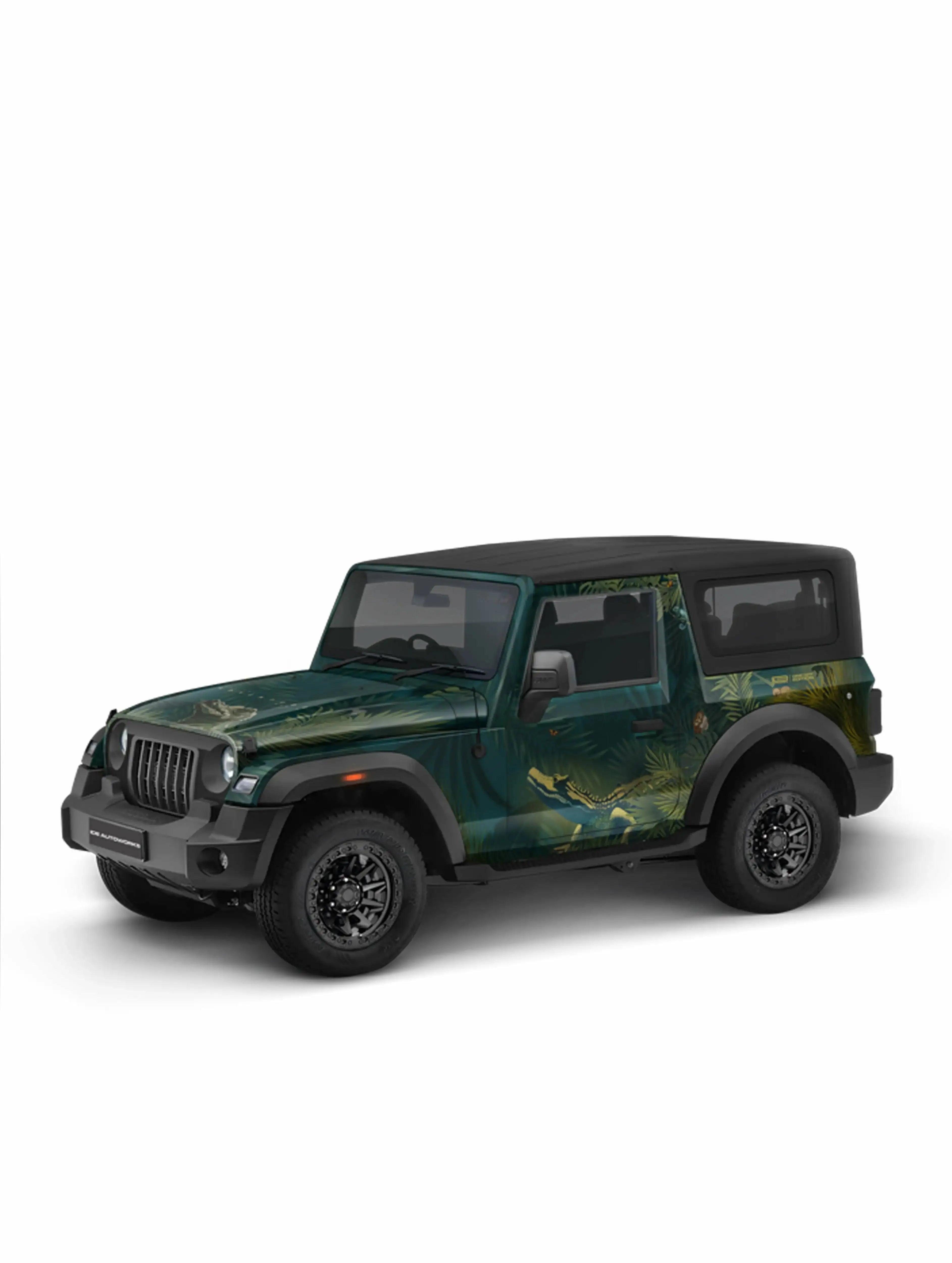 Mahindra Thar Jungle Edition IDE one off series car graphics