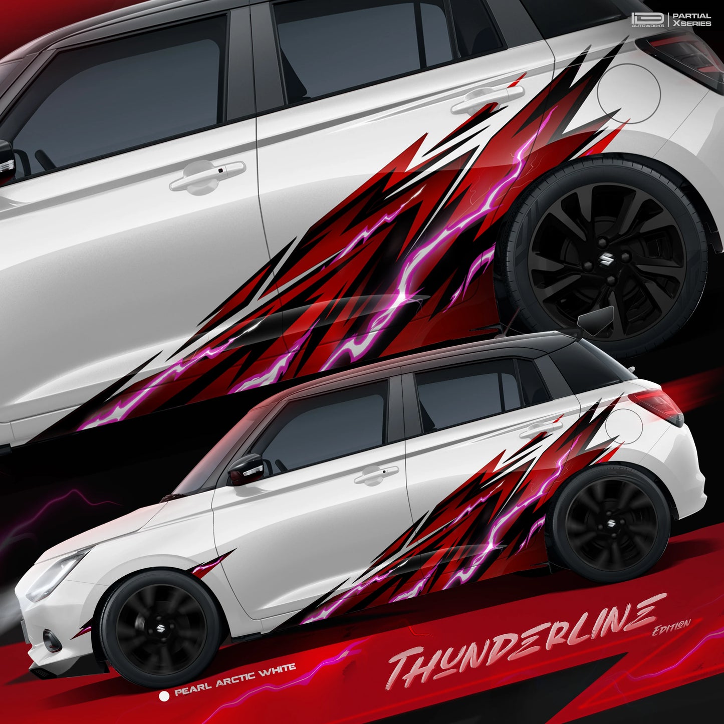 IDE Partial X Series – Thunderline Edition | Maruti Suzuki Swift