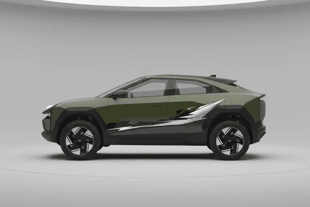 Flex in Motion Edition Graphics for Mahindra BE6 green