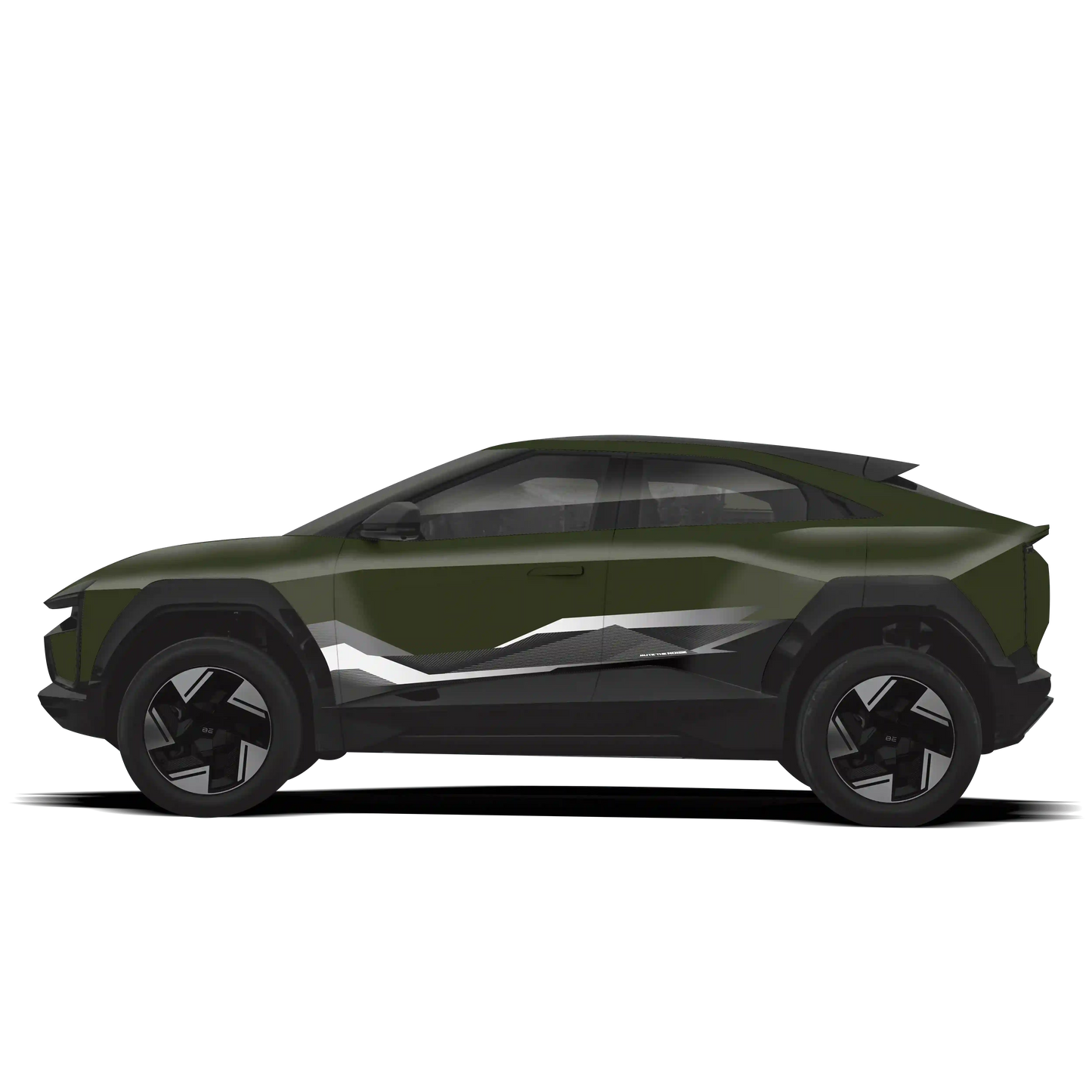 Mute The Noise Edition Graphics for Mahindra BE6 black