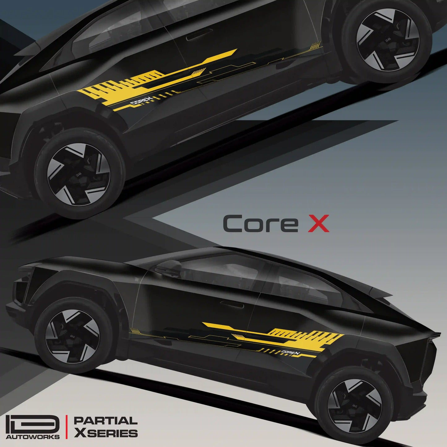 CoreX Edition Graphics for Mahindra BE6 desert myst