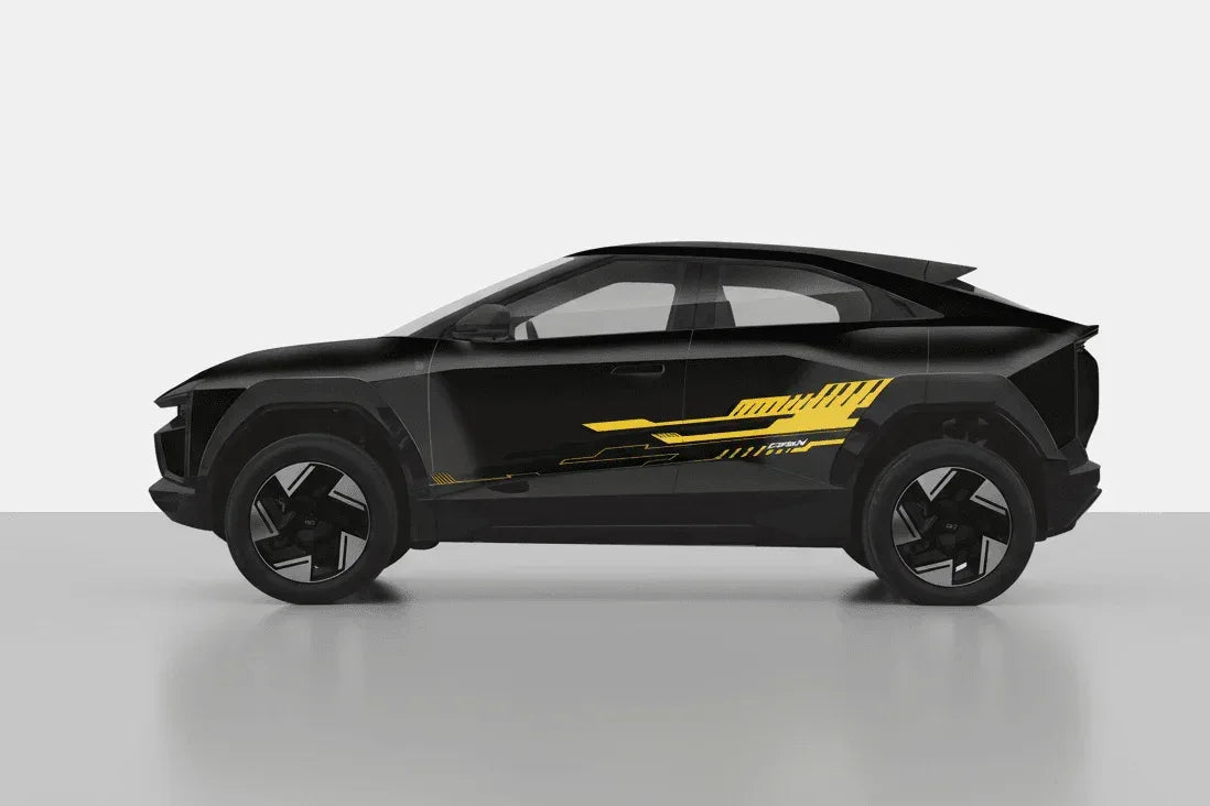 CoreX Edition Graphics for Mahindra BE6 black