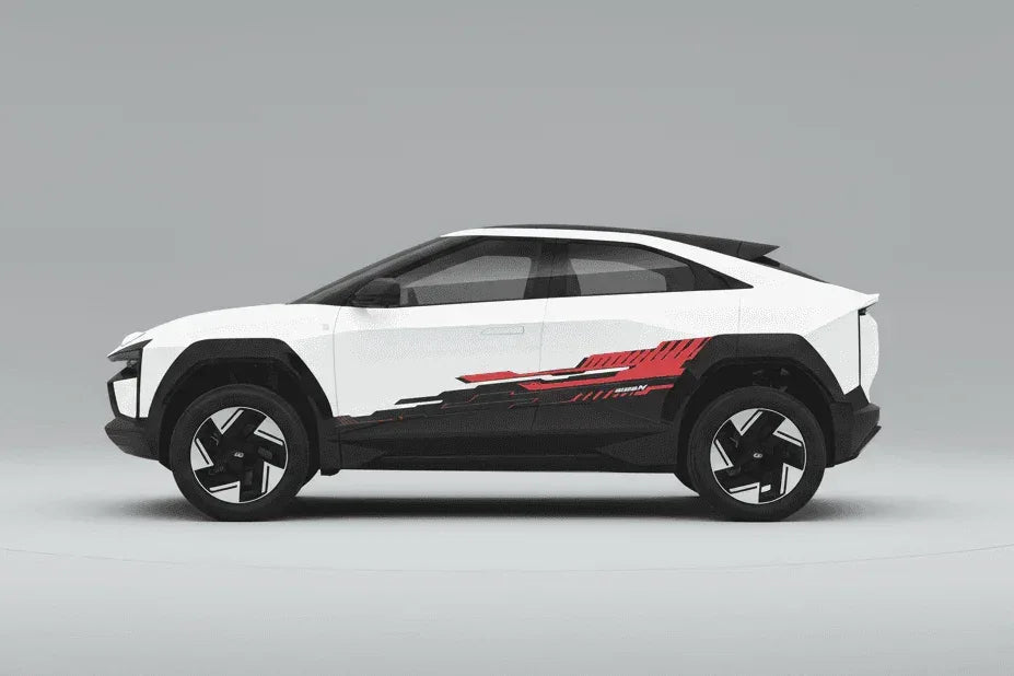 CoreX Edition Graphics for Mahindra BE6 white