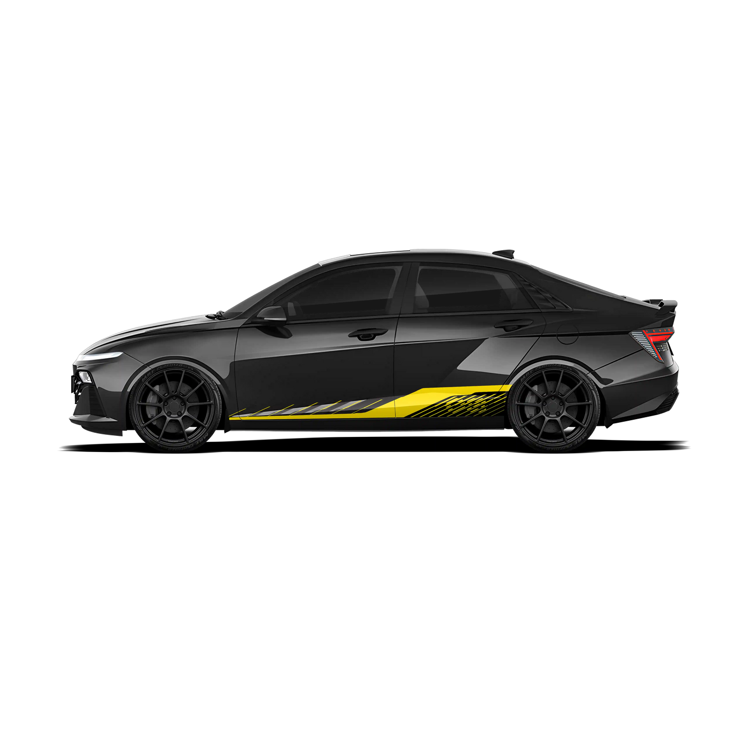 IDE Graphics Series Aero Edition Graphics for Hyundai Verna white