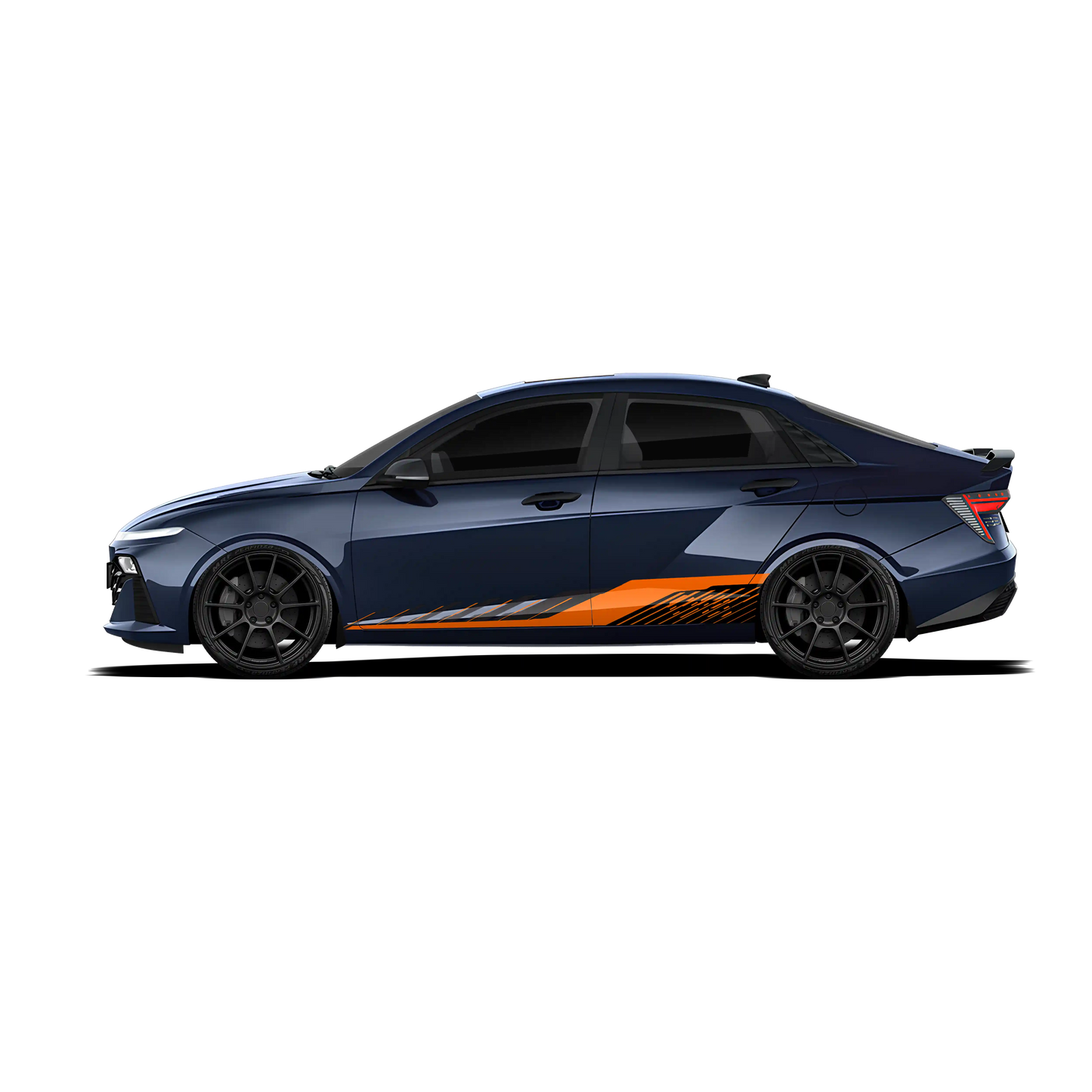 IDE Graphics Series Aero Edition Graphics for Hyundai Verna white