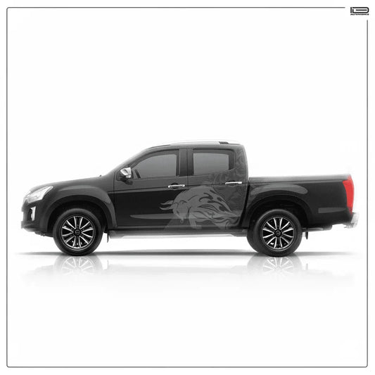 Bull Edition Graphics for Isuzu V Cross black