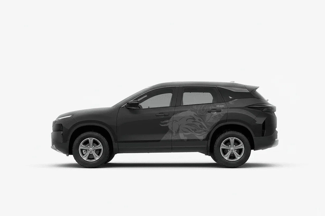 Bull Edition Graphics for Tata Harrier black