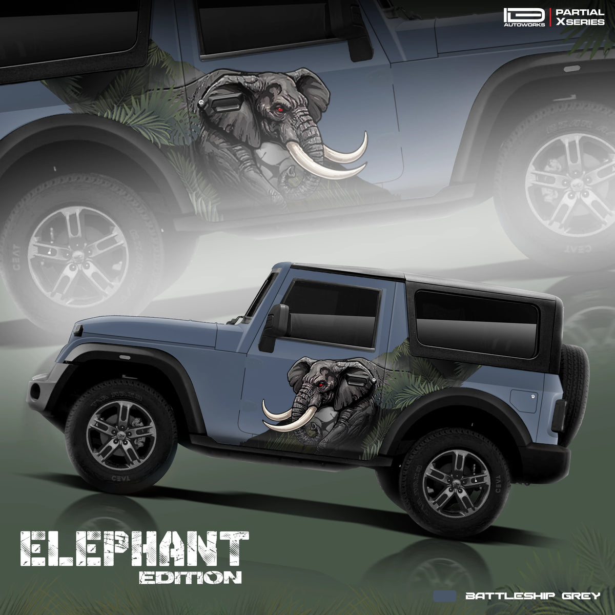 IDE Partial X Series – Elephant Edition Mahindra Thar