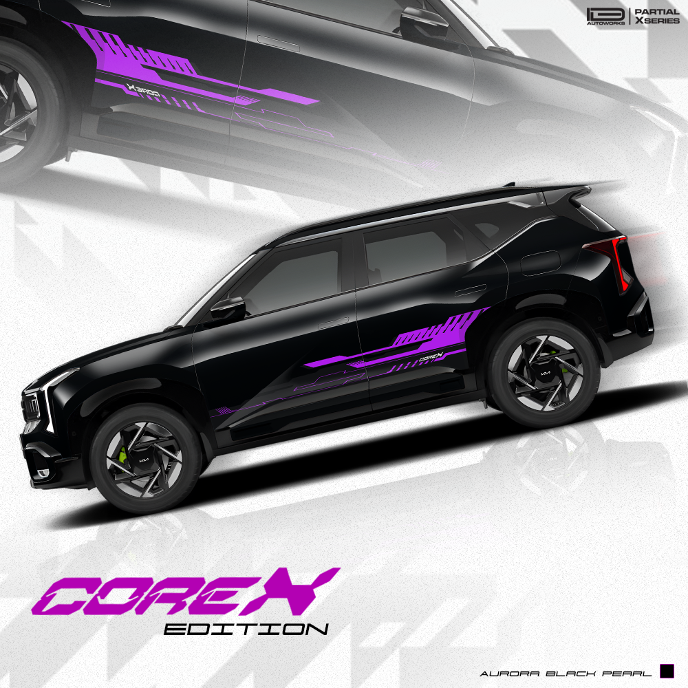 IDE Partial X Series – Corex Edition Kia Seltos 2026-black