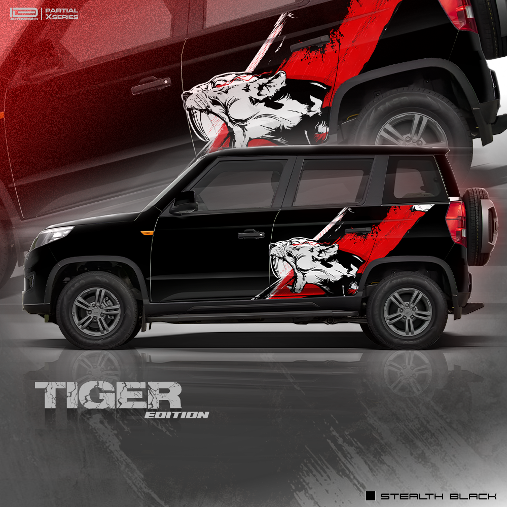 Tiger Edition Graphics for Mahindra Bolero Neo IDE Graphics Series