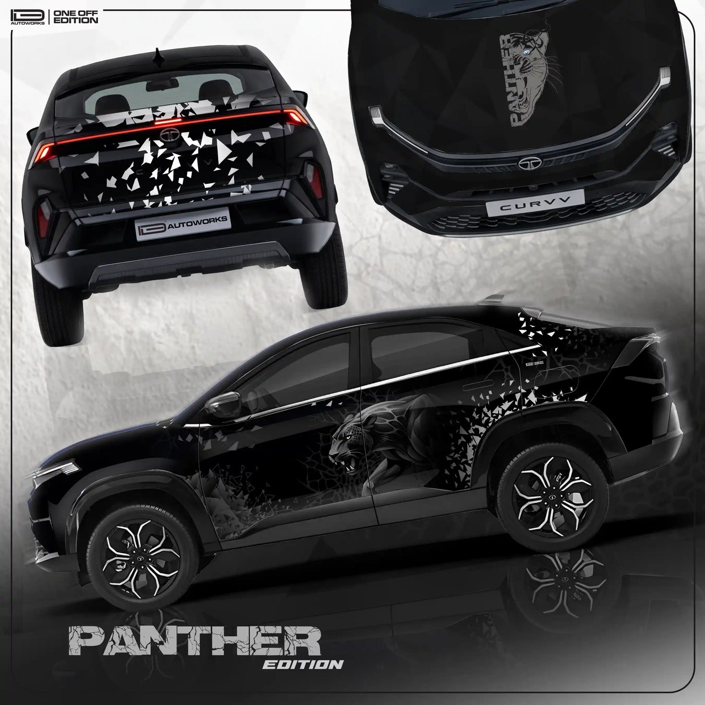 Panther Edition Graphics for Tata Curvv | IDE One-Off Series