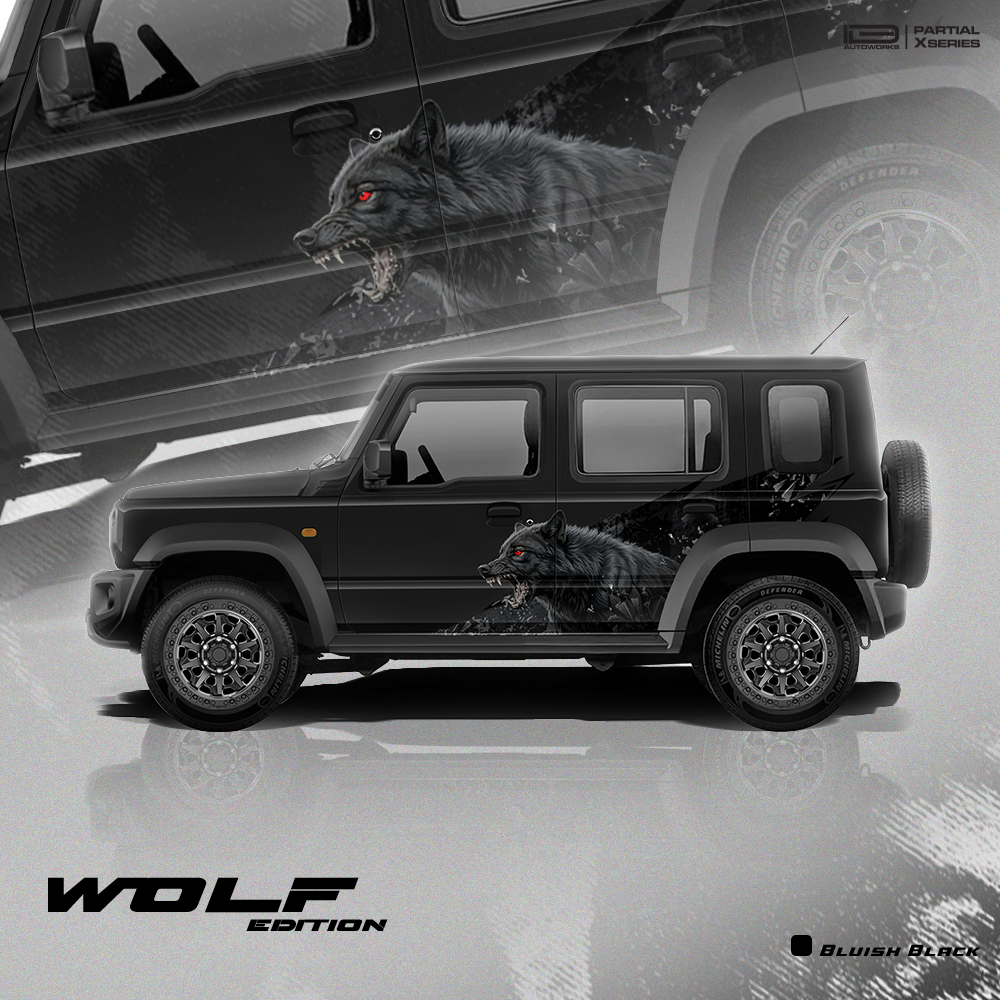 Wolf Edition Graphics for Maruti Suzuki Jimny  IDE Partial X Series