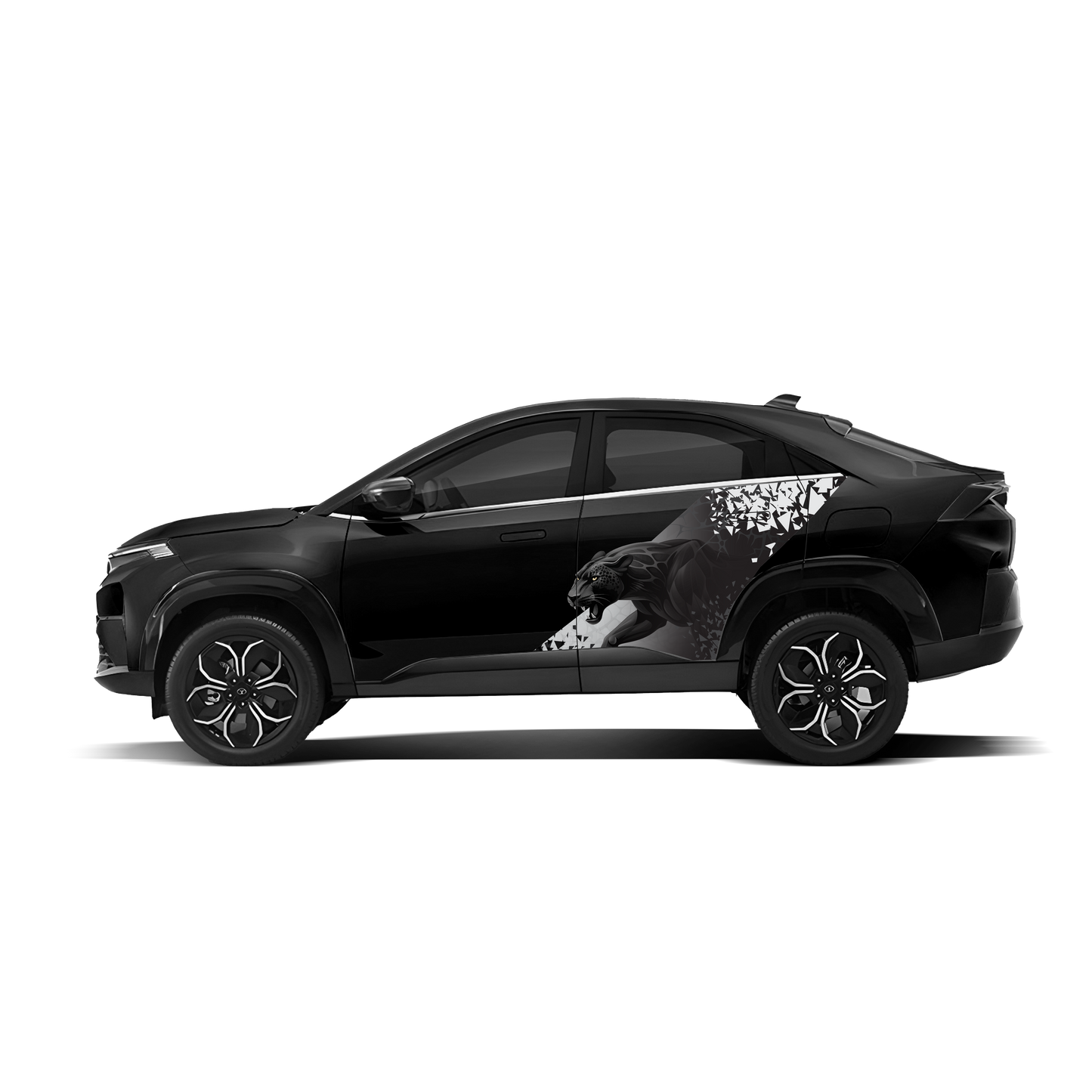 Panther Edition Graphics for Tata Curvv IDE Partial X Series