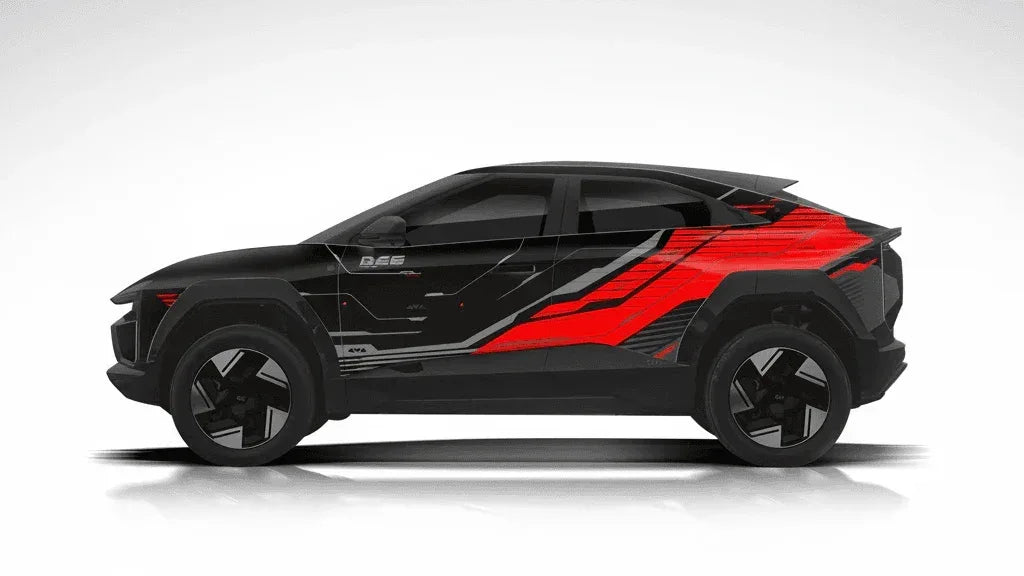 Hyperline Edition Graphics for Mahindra BE6 black