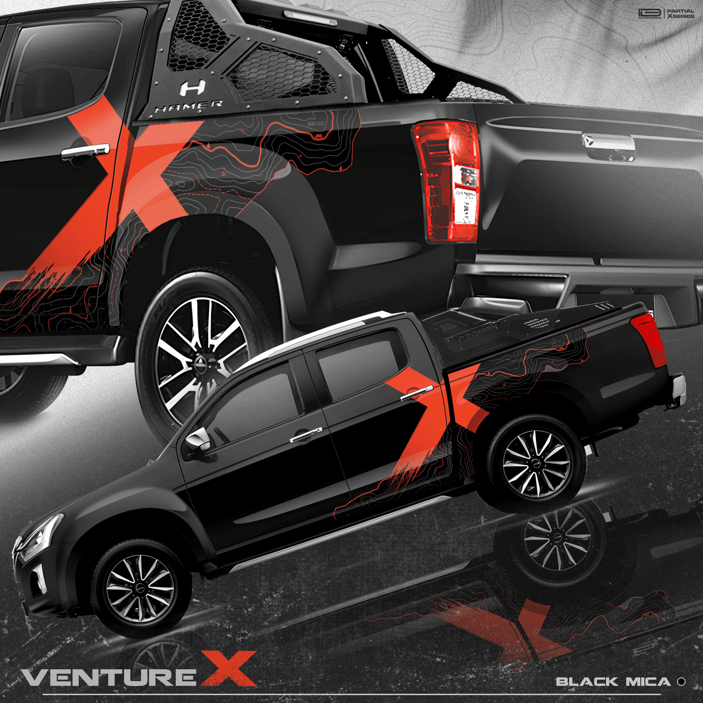 VentureX Edition Graphics for Isuzu V Cross IDE Graphics Series