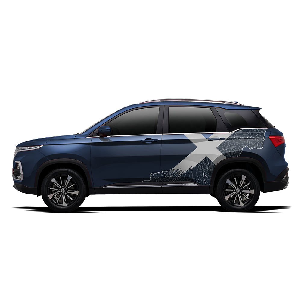 VentureX Edition Graphics for MG Hector blue