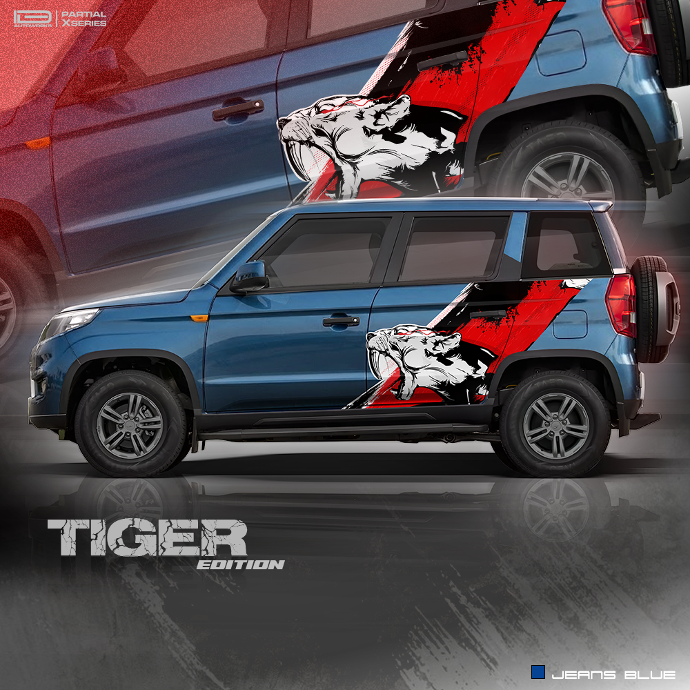 Tiger Edition Graphics for Mahindra Bolero Neo IDE Graphics Series