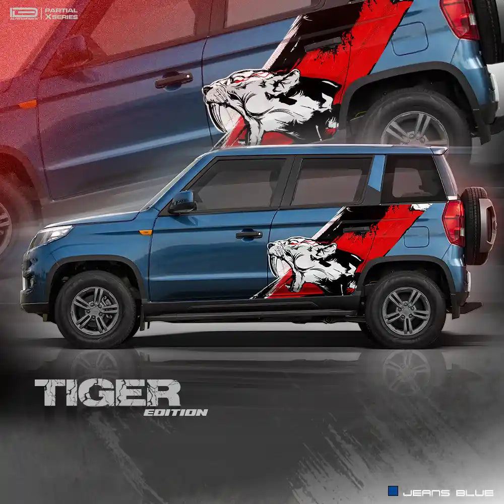 Tiger Edition Graphics for Mahindra Bolero Neo IDE Graphics Series
