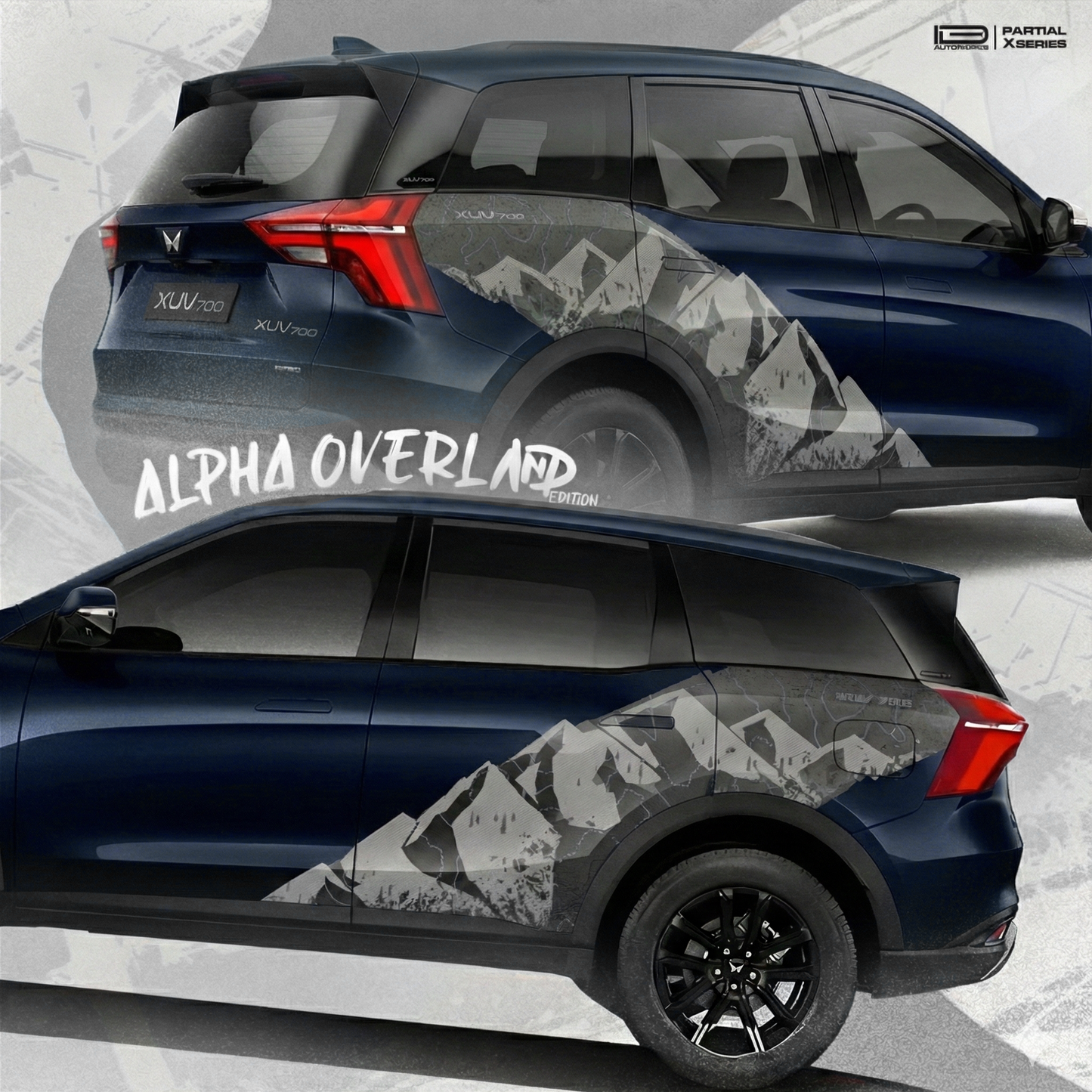 Alpha Overland Edition Graphics for Mahindra XUV700