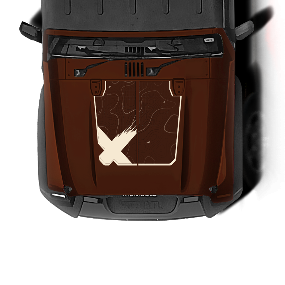 VentureX Edition Graphics for Mahindra Thar  IDE Graphic Series