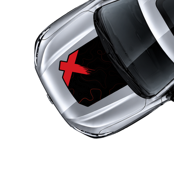 IDE Graphics Series - Venture X Edition | MG Gloster | Only Bonnet Graphic