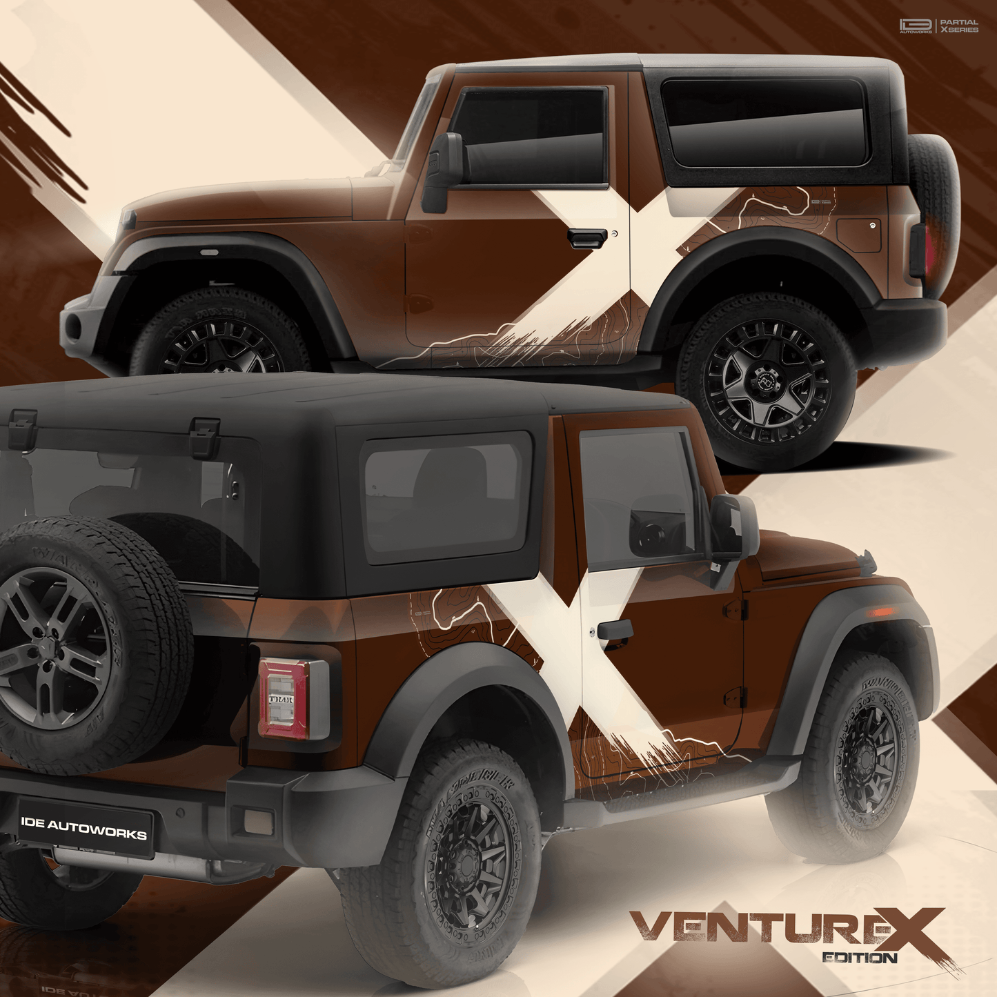 VentureX Edition Graphics for Mahindra Thar