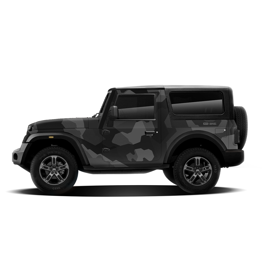 IDE ONE OFF EDITION - Camo Edition for Mahindra Thar (Napoli Black)