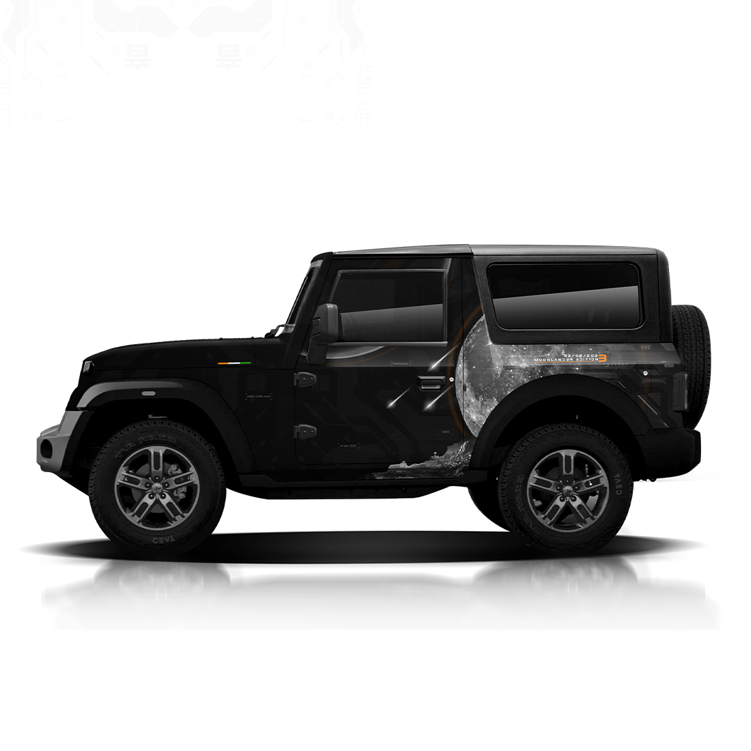 IDE ONE OFF EDITION - Chandrayaan Expedition Edition for Mahindra Thar (Napoli Black)