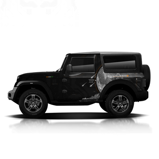 IDE ONE OFF EDITION - Chandrayaan Expedition Edition for Mahindra Thar (Napoli Black)