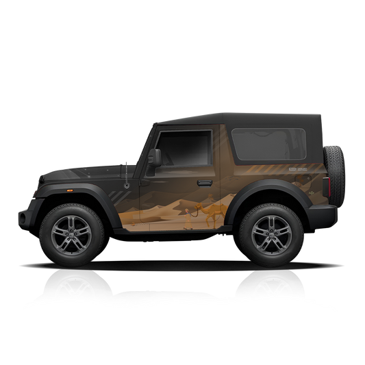 IDE ONE OFF EDITION - Desert Edition for Mahindra Thar (Napoli Black)