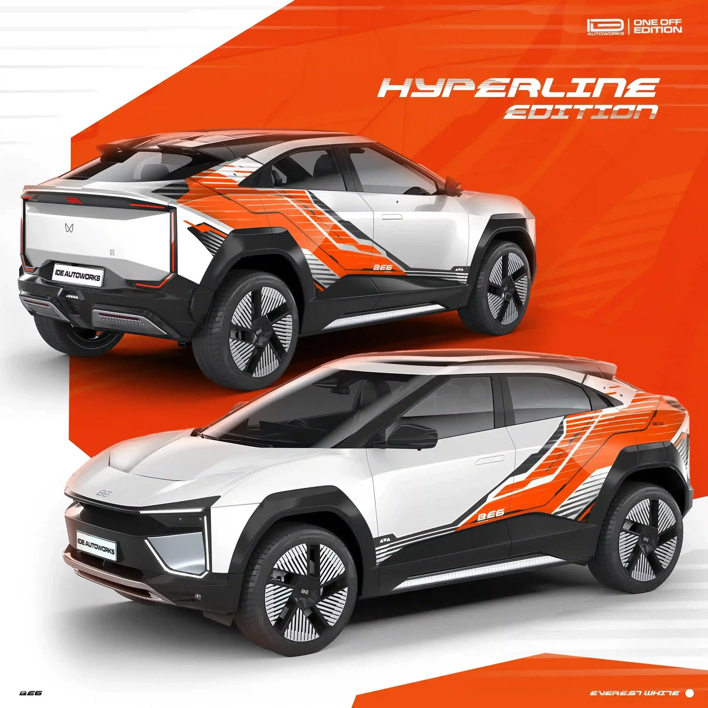 Hyperline Edition Graphics for Mahindra BE6 desert myst