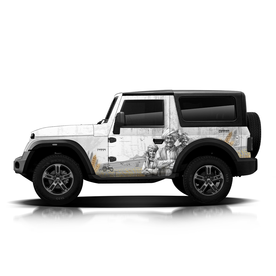 IDE ONE OFF EDITION - Farmer Edition for Mahindra Thar (Everest White)