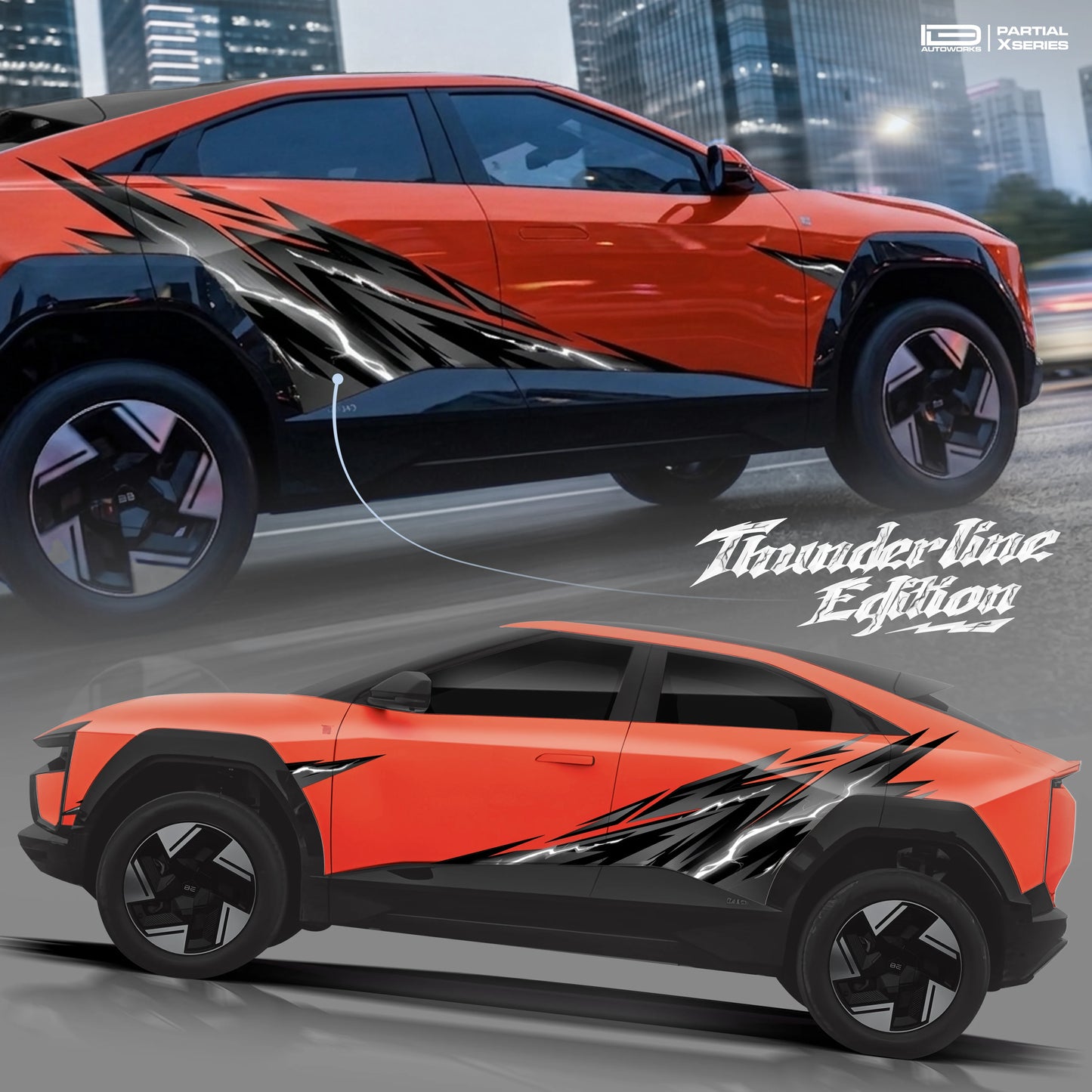 IDE Partial X Series – Thunderline Edition | Mahindra BE6