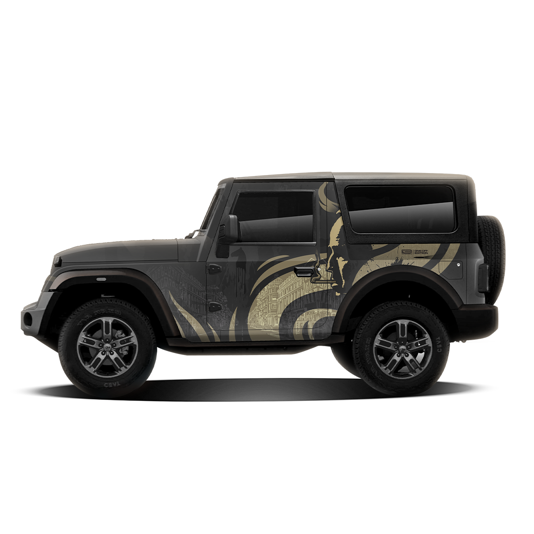 IDE ONE OFF EDITION - Godfather Edition for Mahindra Thar (Deep Grey)