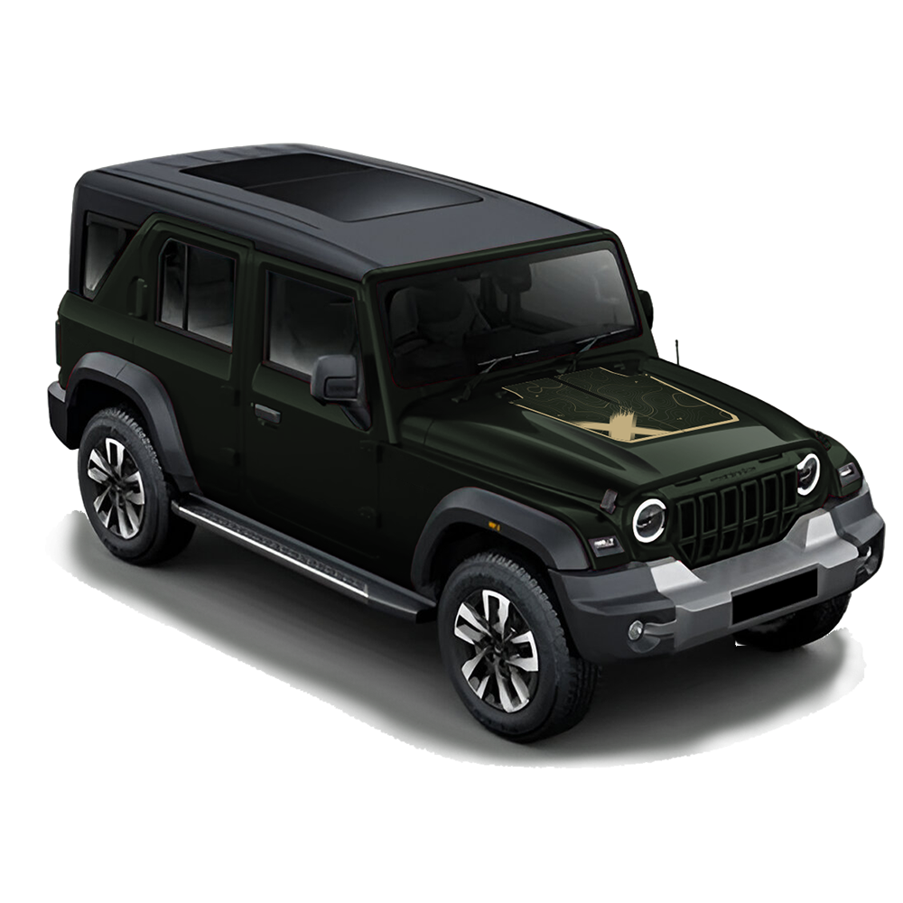 VentureX Edition Graphics for Mahindra Thar Roxx IDE Graphics Series