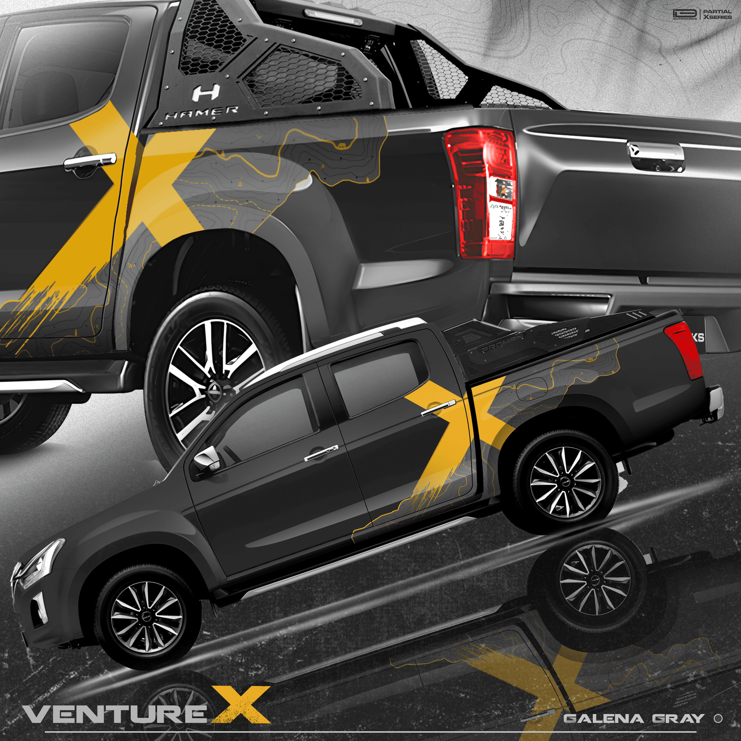 VentureX Edition Graphics for Isuzu V Cross IDE Graphics Series